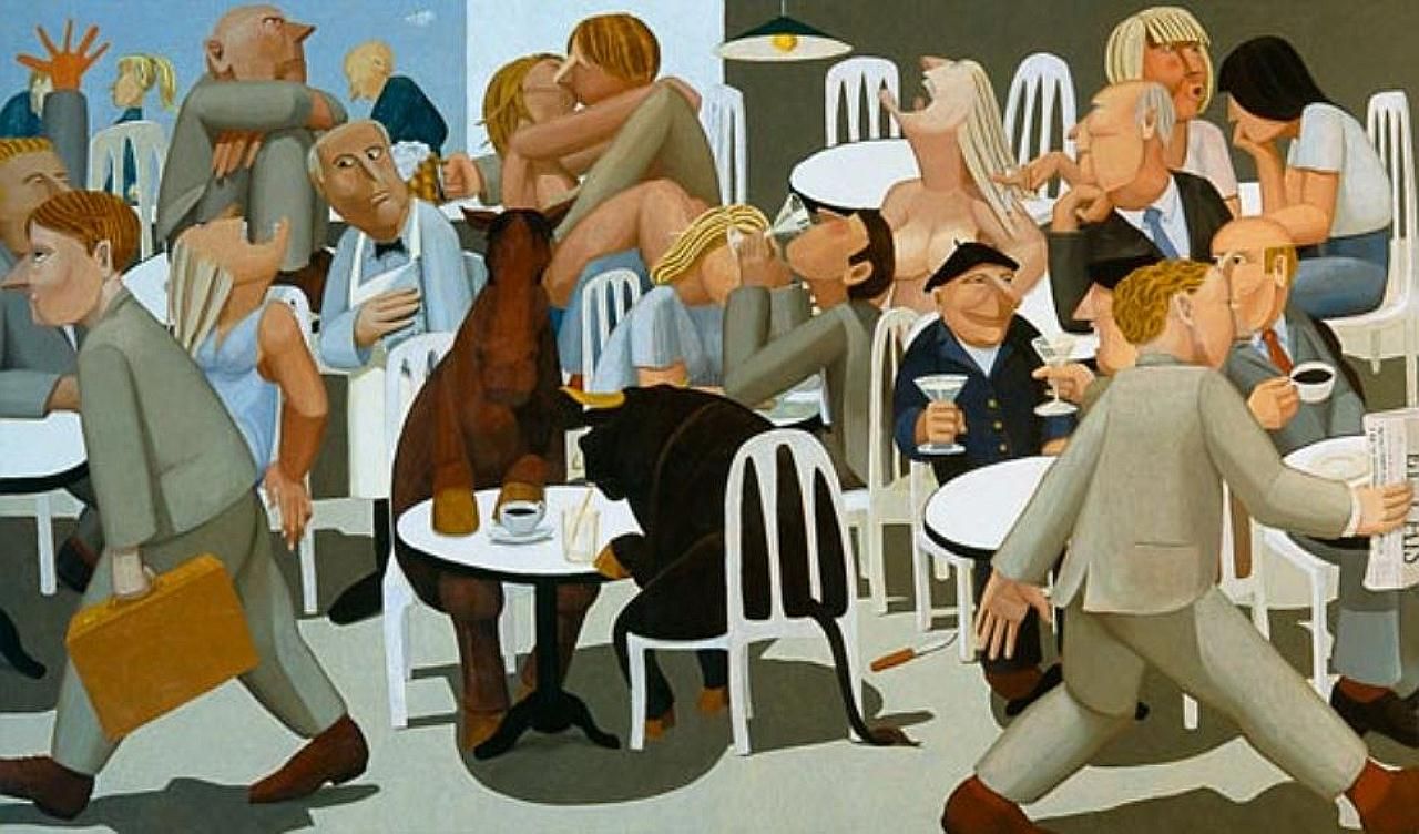 Guernica, aujourd hui_ Gerard Teichert (b. 1940-)
