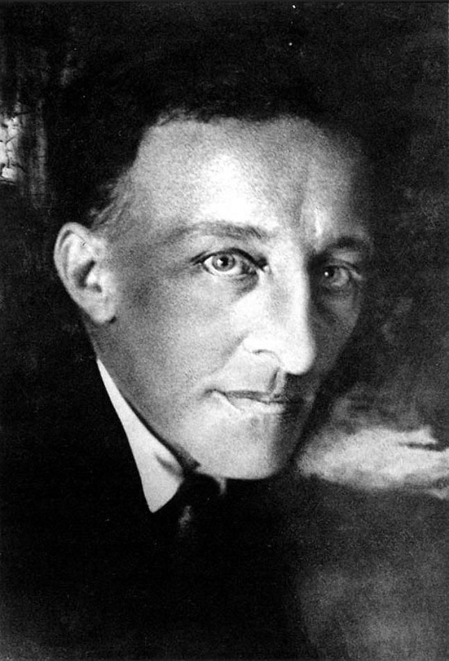 Great Poet Aleksandr Blok (1921) photo by Mikhail (Moses)Nappelbaum (1869-1858)