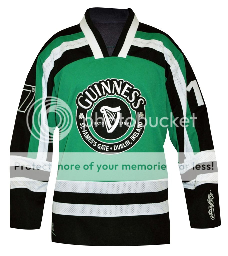 GUINNESS HOCKEY JERSEY guinness hockey jersey: