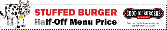 1/2-Off Stuffed Burger