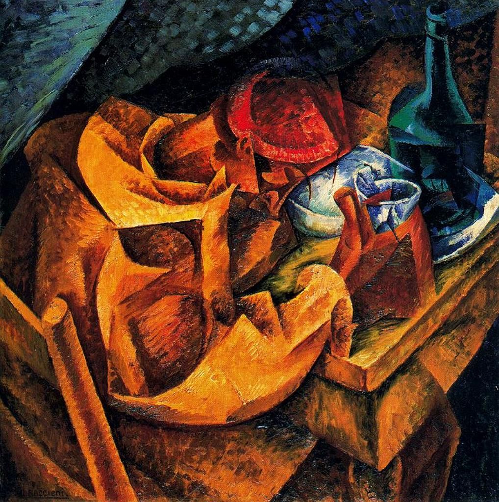 The Drinker, by Umberto Boccioni (1882-1916), Futurism
