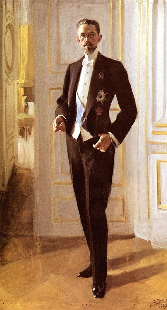 Gustav V of Sweden, 1909,