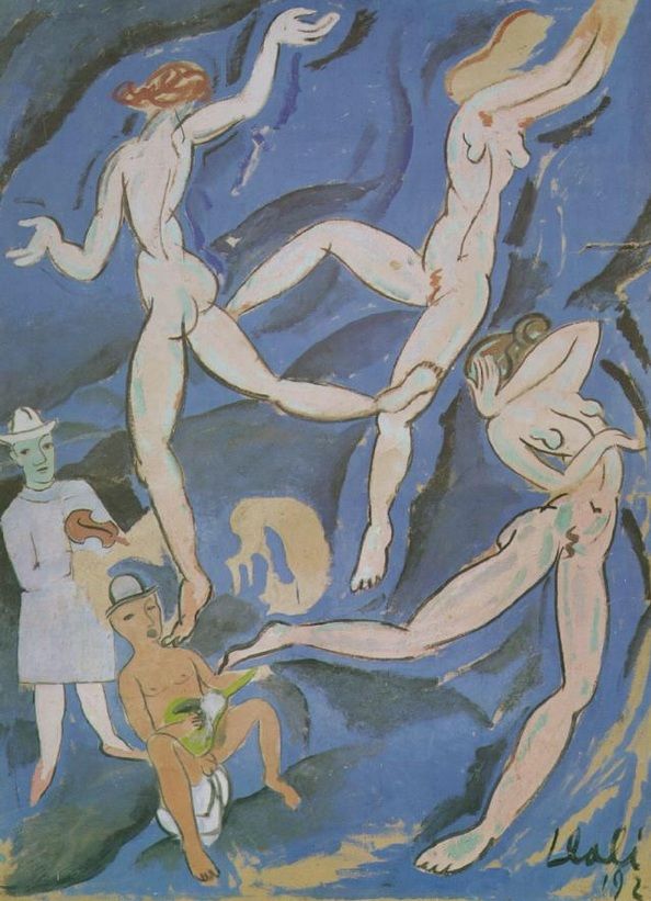 Satirical Composition (The Dance, by Matisse), 1923 by Salvador Dali, my blog in LiveJournal_ Sorry folks --- in Russian: http://veniamin1.livejournal.com/