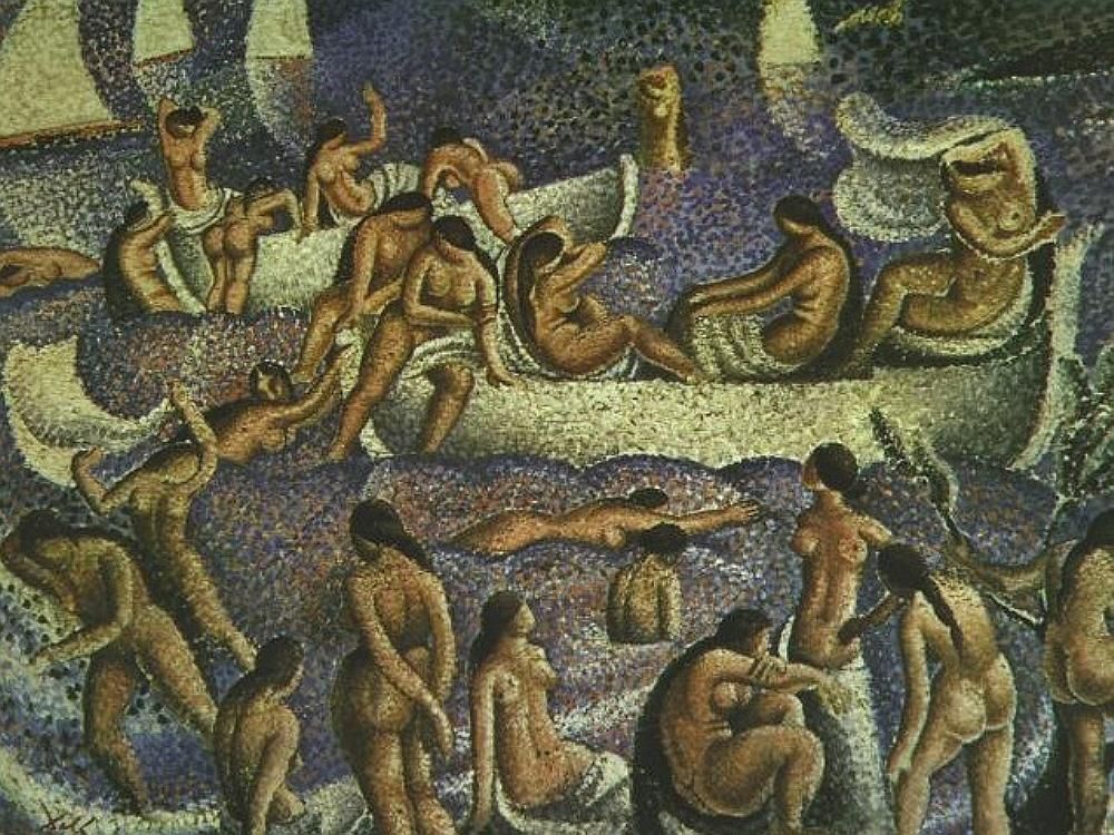 Bathers of La Costa Brava - Bathers of Llaner, 1923 by Salvador Dali, my blog in LiveJournal_ Sorry folks --- in Russian: http://veniamin1.livejournal.com/